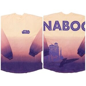 DISNEY Star Wars Naboo Spirit Jersey Cream Purple Medium M